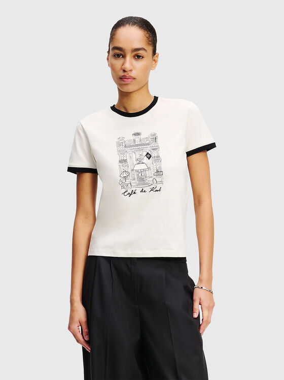 Tricou KARL LAGERFELD X JORGE PARRA - 1