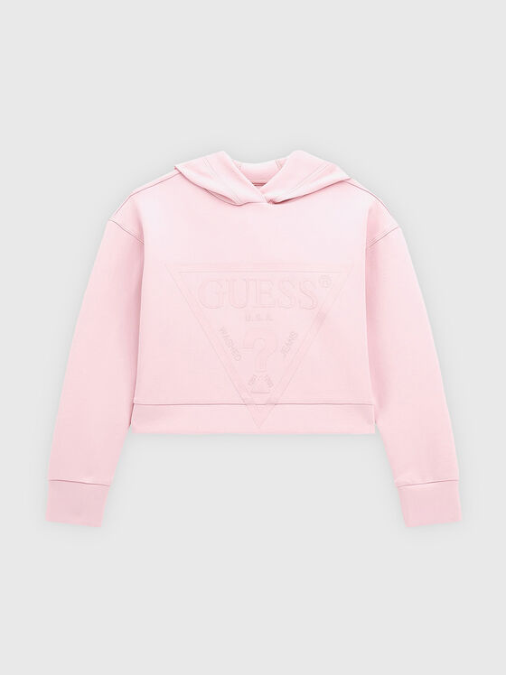 Pink sweatshirt with logo - 1