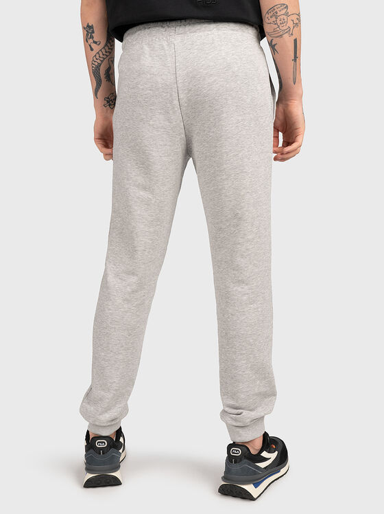 BIORINE grеy sports pants with logo detail - 2