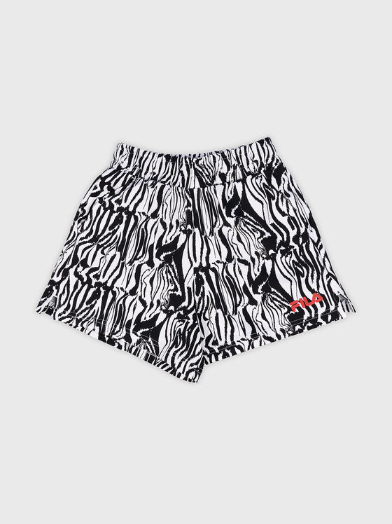 BURG AOP shorts with animal print - 1