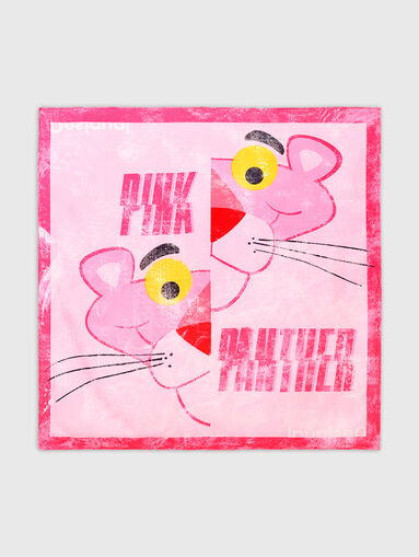 PINK PANTHER scarf in fucsia color - 3