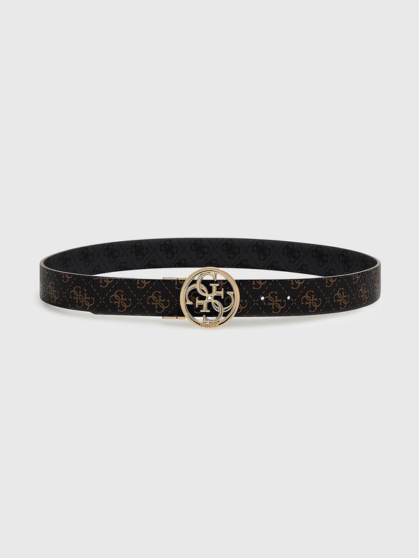 Black belt with logo buckle - 2