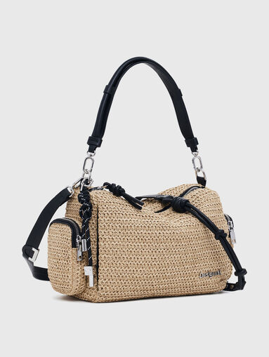 Raffia crossbody bag - 4