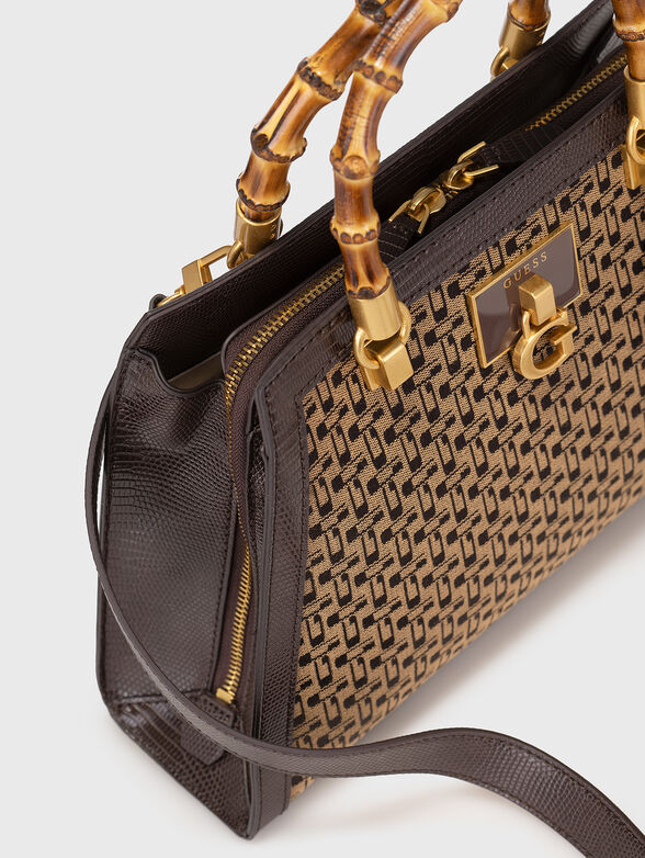 STEPHI bag with monogram print - 6