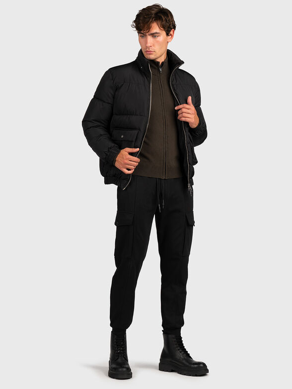 Black zip cardigan - 2