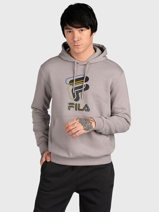 BEVER black sweatshirt with logo print