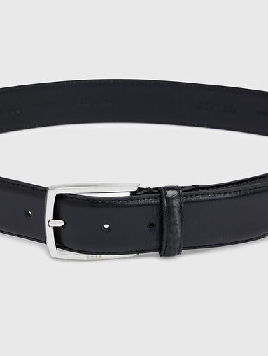 CELIE leather belt in black - 4