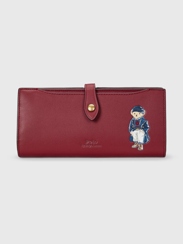 Wallet with Polo Bear print - 1