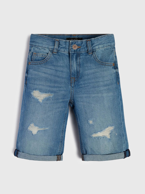 Pantaloni din denim albastru - 1