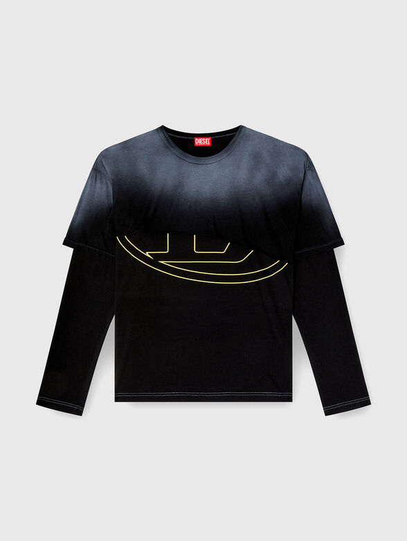 T-BESH-CUT blouse with logo accent - 4
