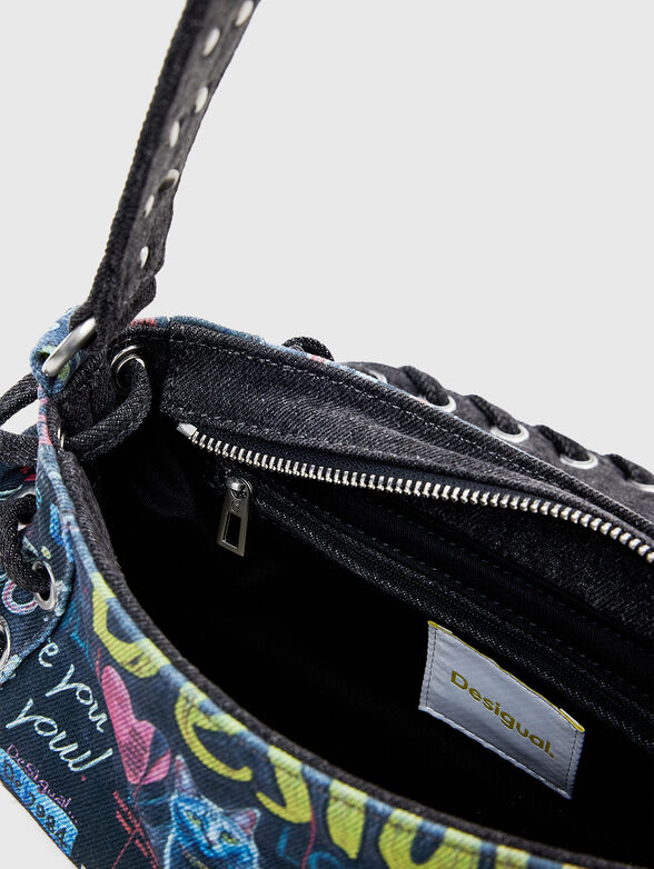 Small denim bag with logo - 6