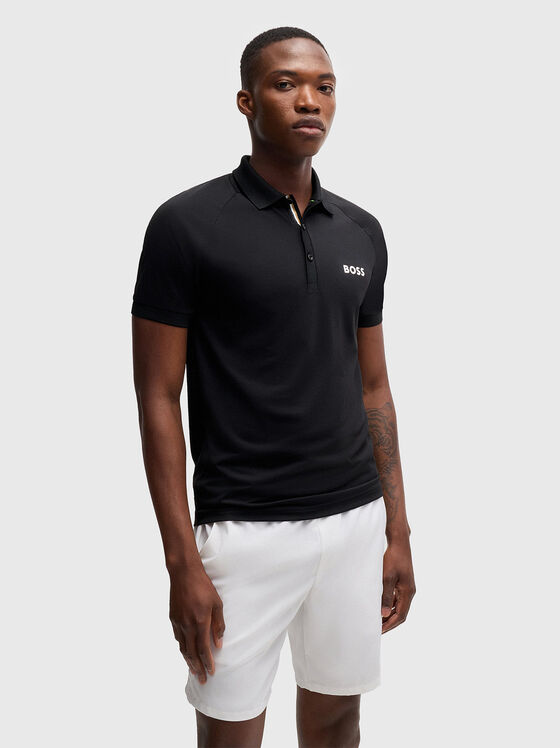 Tricou polo PATTEO MB 15 cu accent logo - 1