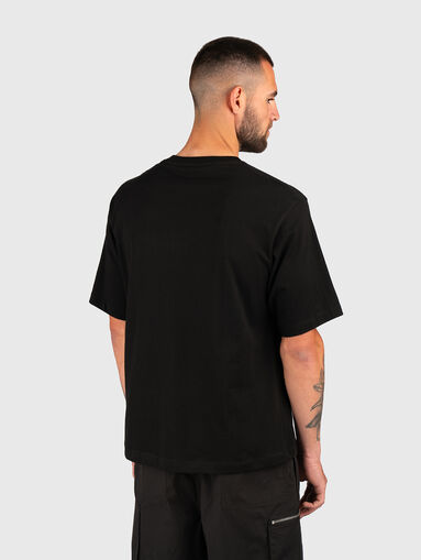 Cotton T-shirt with accent logo - 3