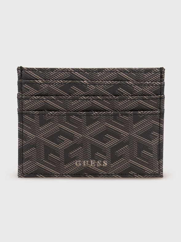 EDERLO card holder with monogram print - 1