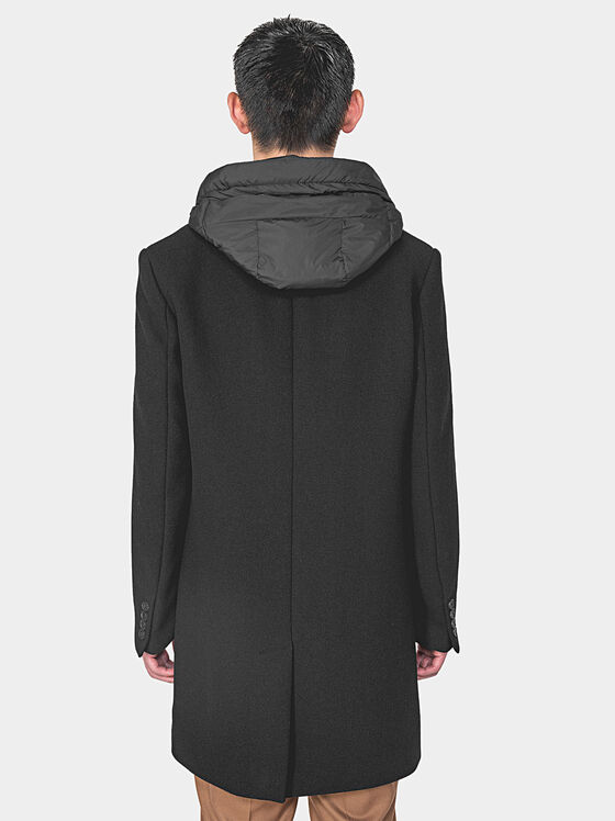 Coat with removable hood - 2