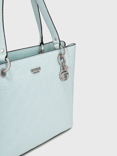 GALERIA tote bag with embossed texture - 5