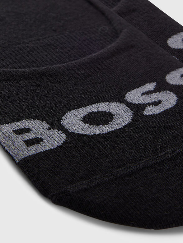 Black socks with logo - 2