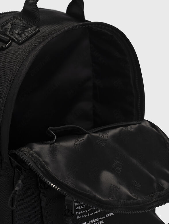 Textile backpack with embossed logo - 5