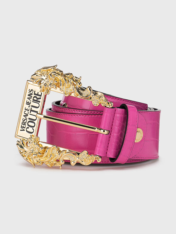 Belt with gold buckle - 1