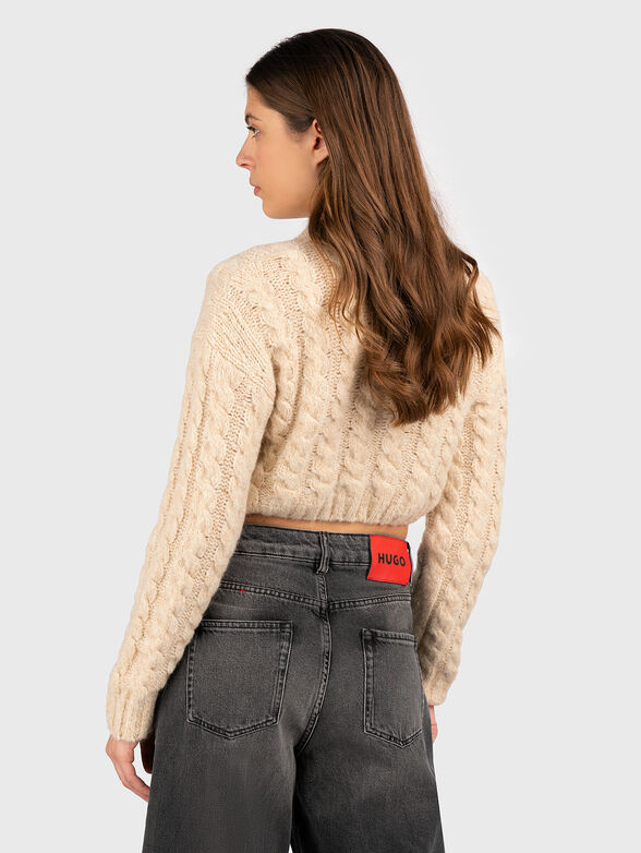 Short knitted sweater  - 2