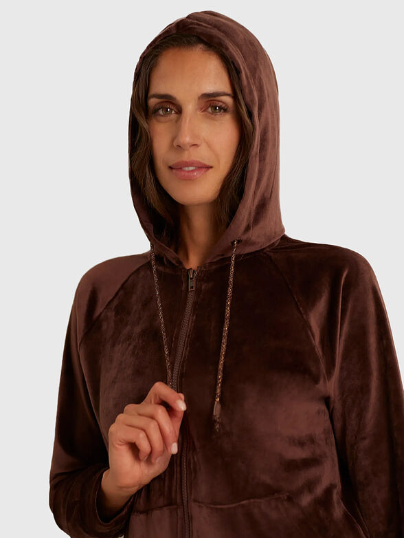 CHEENILLE sweatshirt with zip - 6
