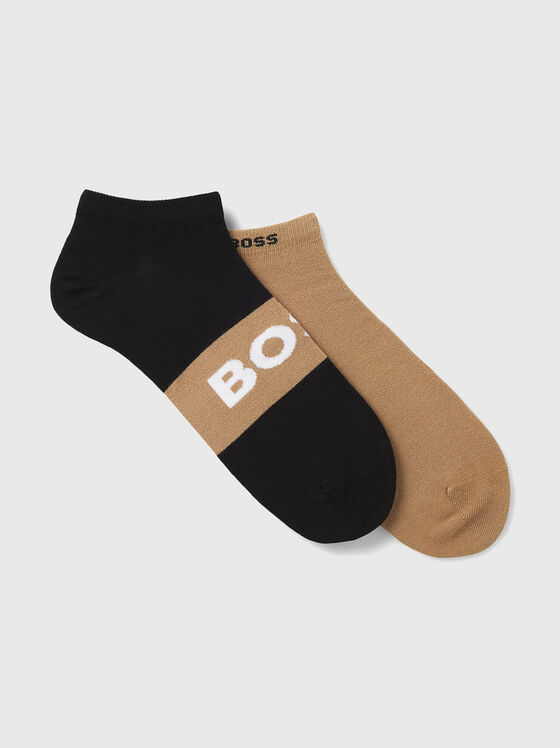 Set of two pairs of socks with logo - 1