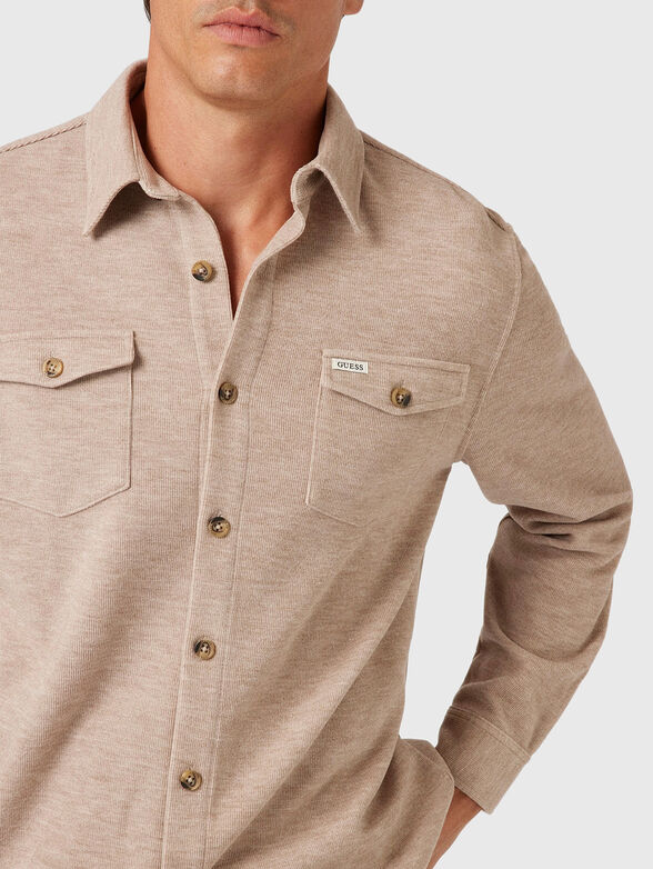 COLLINS viscose blend shirt - 4