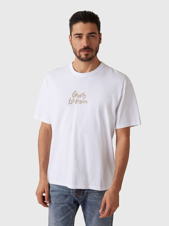 Tricou supradimensionat cu plasture pe spate - 1