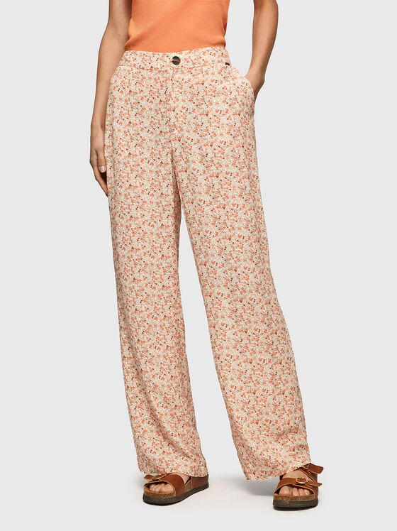 ARLETTE trousers with floral print - 1