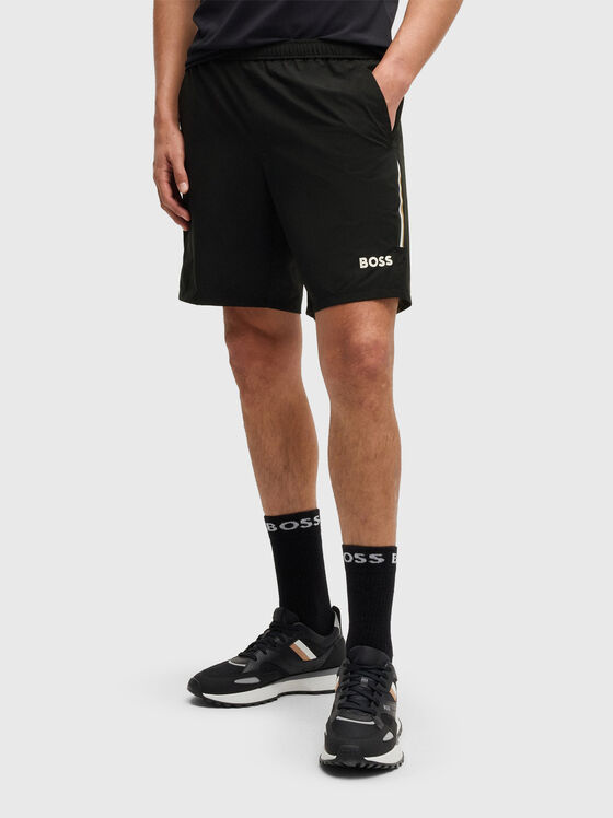 Pantaloni sport scurți cu logo - 1