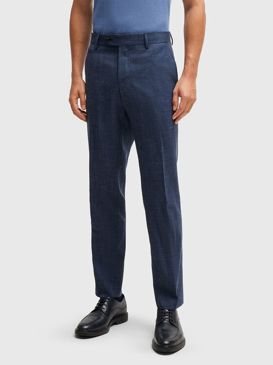 Pantaloni din amestec de lână  - 1