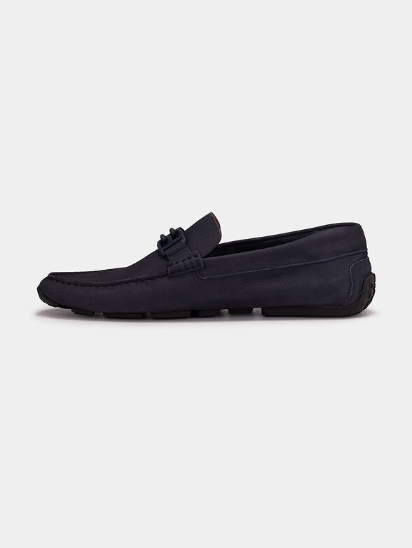 PARSAL blue loafers - 4