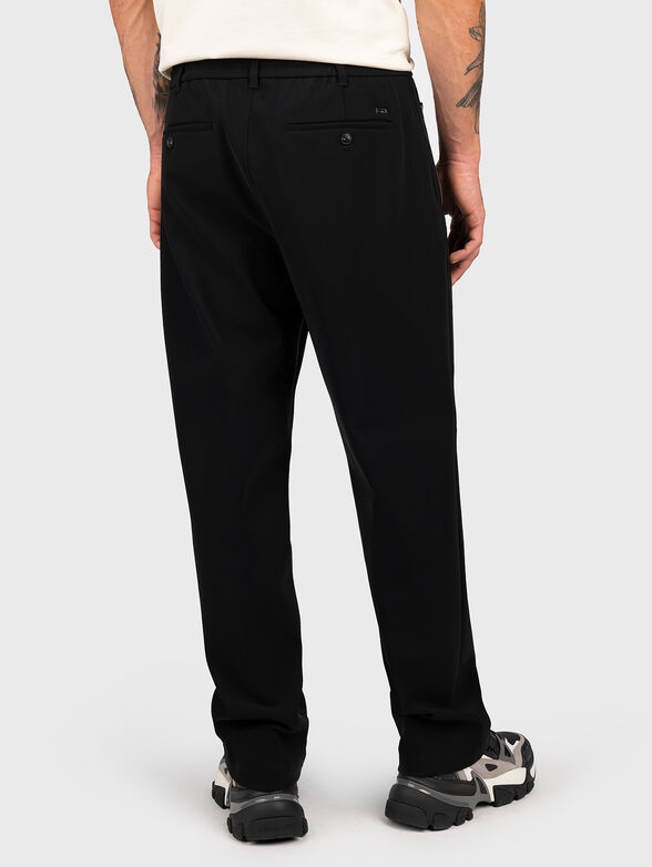 Straight pants in black color - 2