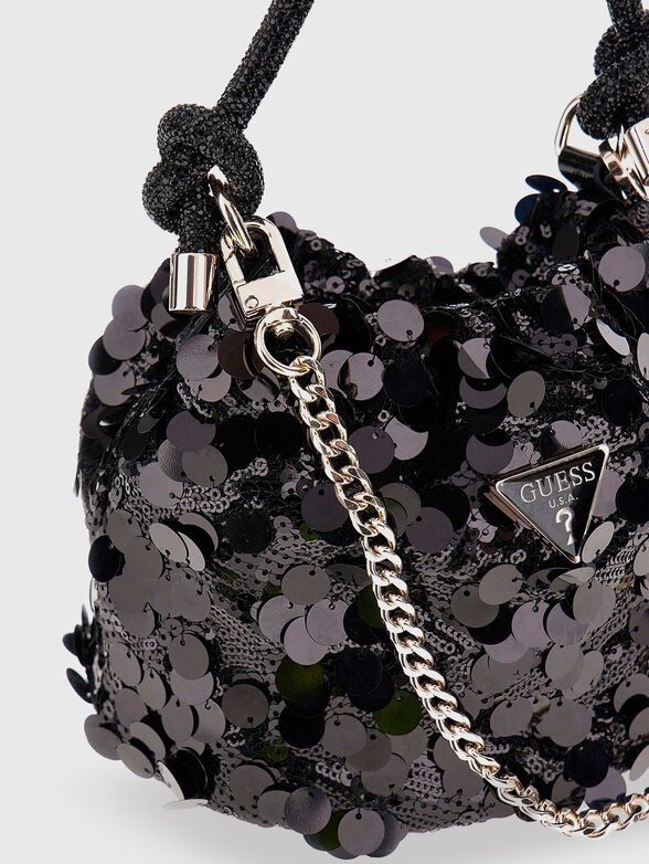 Black sequins bag - 4