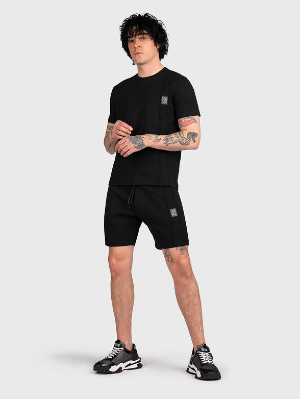 Cotton T-shirt with logo accent - 2