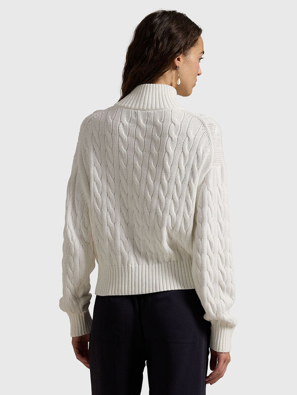 Sweater with zip collar - 3