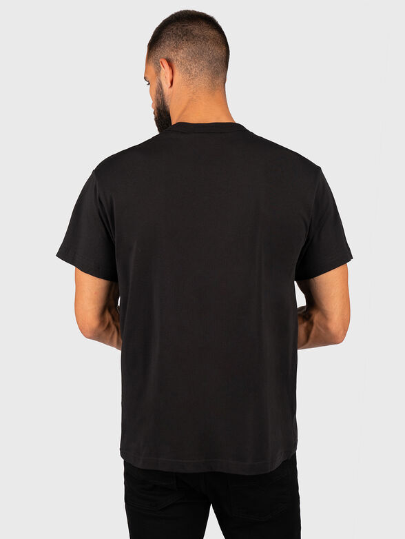 Black cotton T-shirt  - 2