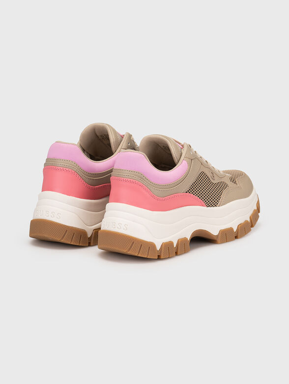BRECKY sneakers in beige  - 3