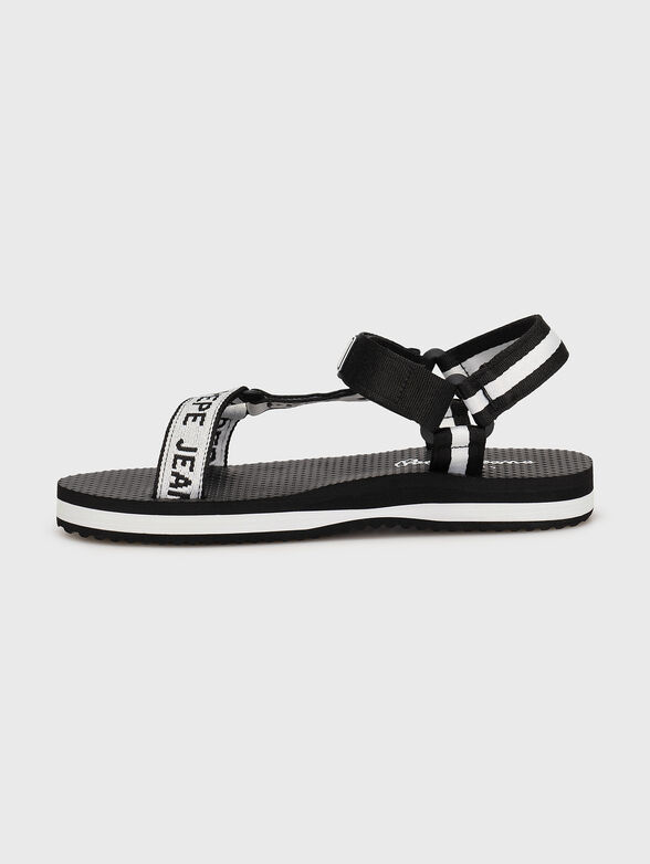 POOL W LOGO sandals with logo  - 4