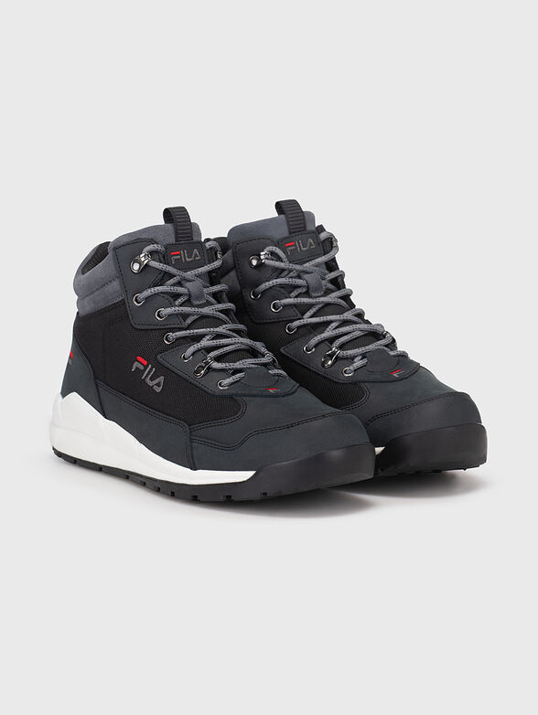 ALPHA MID Black high-top sneakers - 2