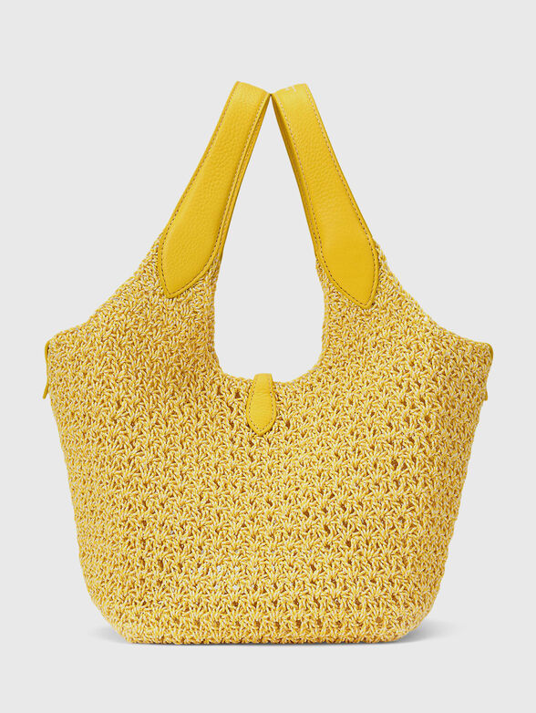 Woven texture tote bag - 3