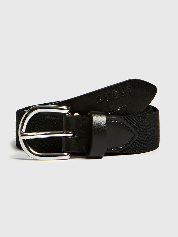 Black belt with metal buckle - 1