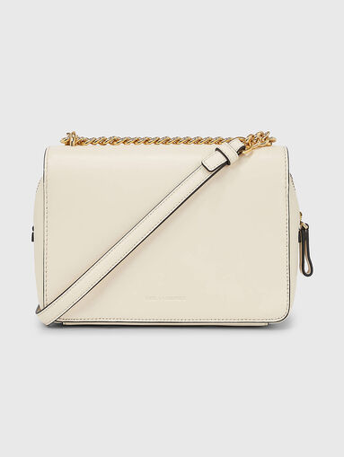 K/DISK black crossbody bag with blue accent - 3