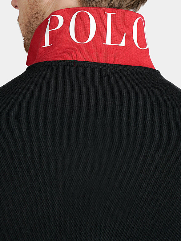 Polo-shirt with logo inscription under the collar - 2