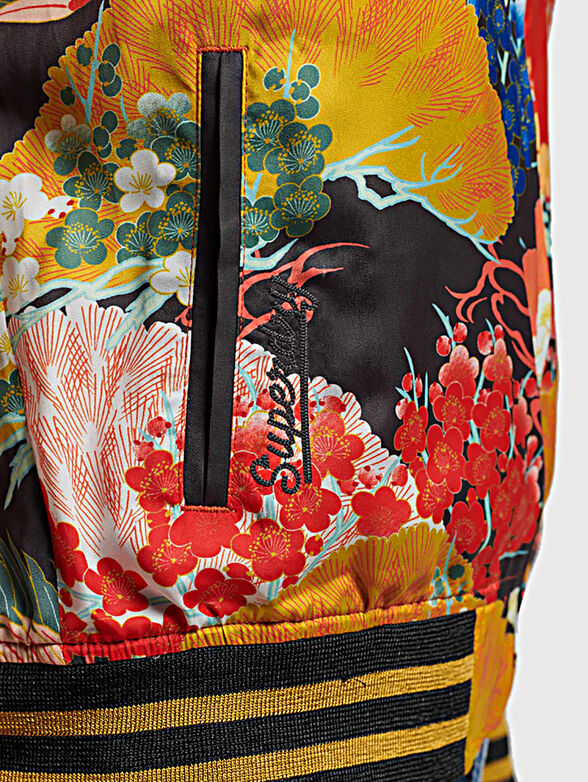 Jacket with multicolour print - 4