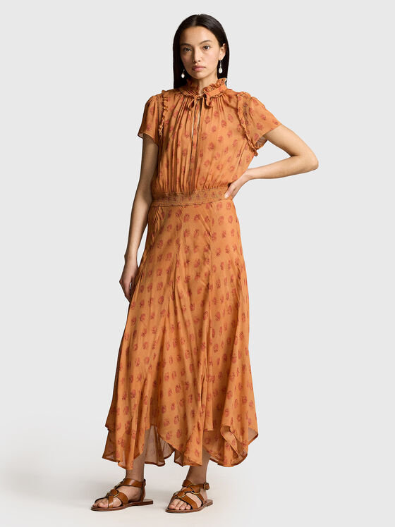 Rochie maxi cu imprimeu Georgette - 1