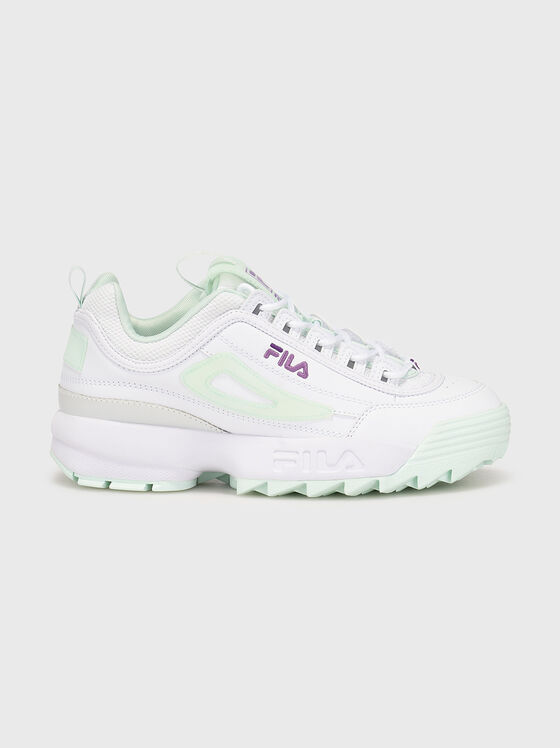 DISRUPTOR T white sports shoes with logo - 1