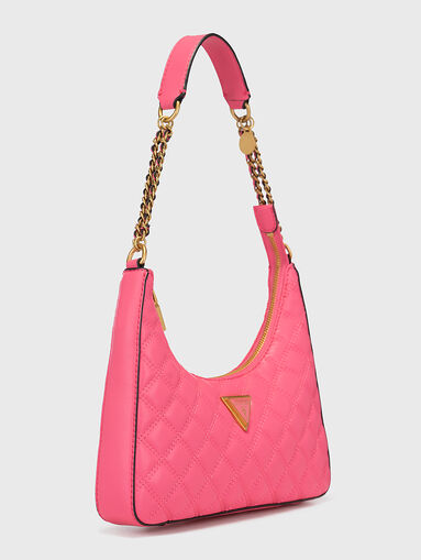 GUILLY bag with quilted effect in beige colour - 4