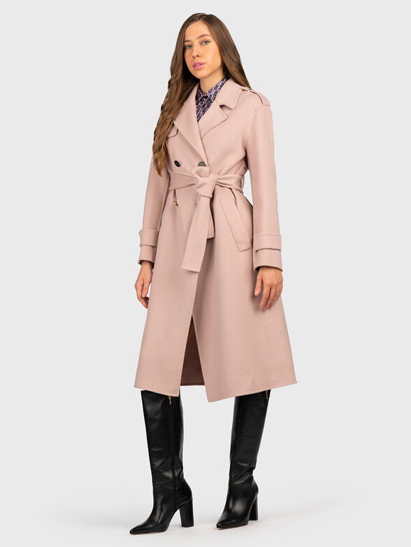 Coat of wool blend  - 1