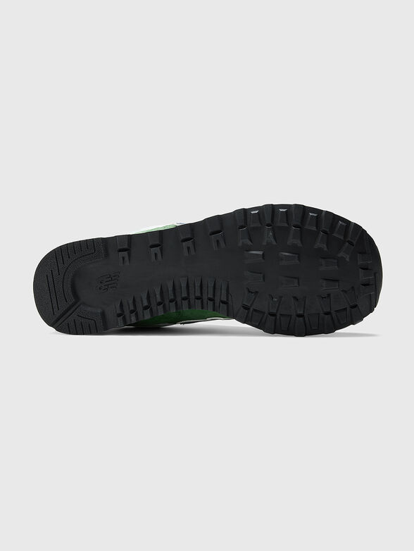 574 sneakers in green color  - 5